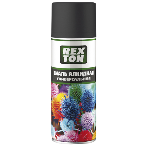 Эмаль REXTON алкидная универсальная матовая, белый, 520 мл