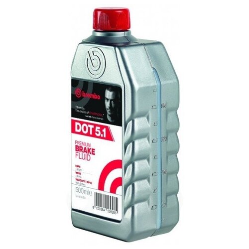 Жидкость Тормозная Dot 5.1 (Пласт. Банка) (0,5l) (24) Brembo арт. L05005