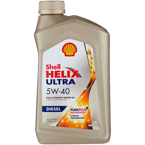 Синтетическое моторное масло SHELL Helix Ultra Diesel 5W-40, 1 л