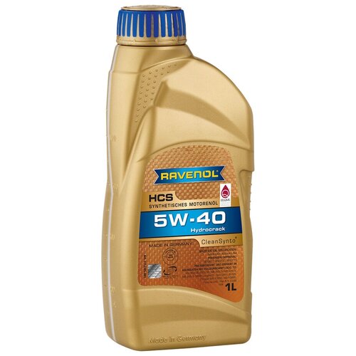 Синтетическое моторное масло Ravenol HCS SAE 5W-40, 5 л