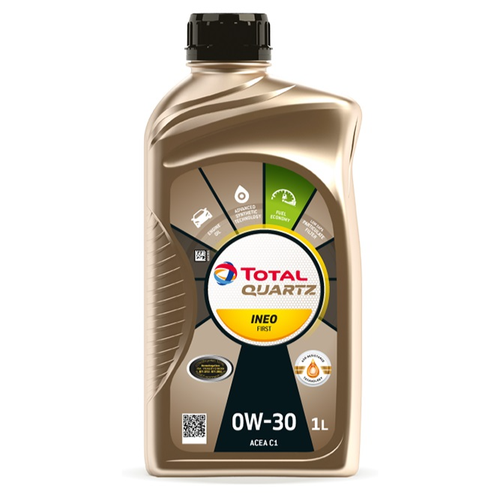 Синтетическое моторное масло TOTAL Quartz INEO First 0W30, 1 л