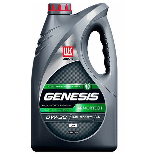 Синтетическое моторное масло ЛУКОЙЛ Genesis Armortech JP 0W-30, 1 л