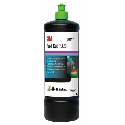 Паста полировальная Fast Cut Plus Extreme зеленый колпачок 1 л 3M