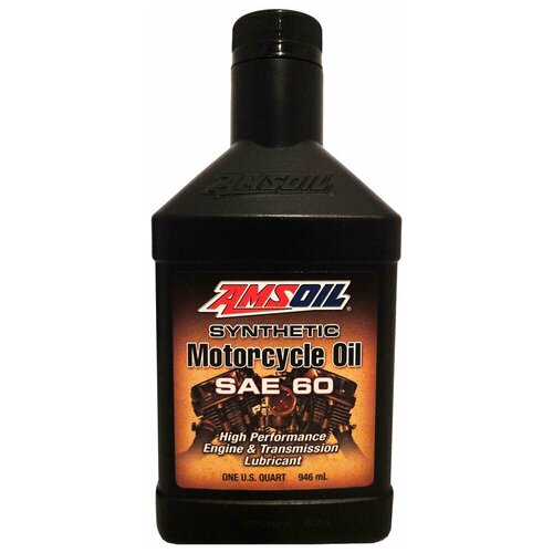 Мотоциклетное масло AMSOIL Synthetic Motorcycle Oil SAE 60 (0,946л)