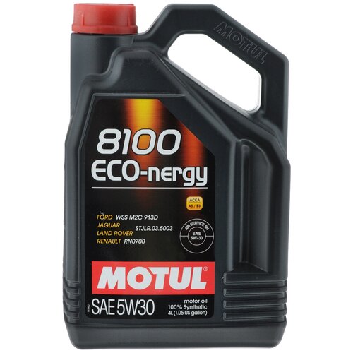 Масло моторное 5W30 MOTUL 4л синтетика 8100 ECO-nergy FORD/Renault A5/B5