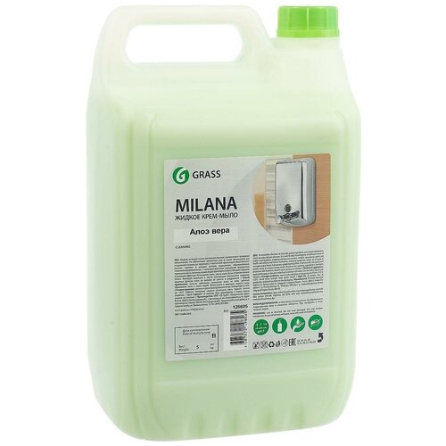 Мыло жидкое Milana Fruit bubbles 5 кг 125318 Grass