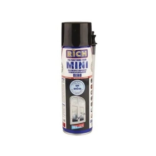 Пена монтажная RICH мини с трубкой 380гр 113954