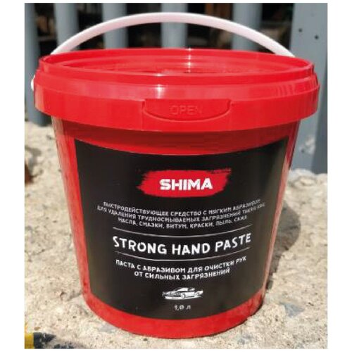 Паста для очистки рук с абразивом SHIMA DETAILER "STRONG HAND PASTE" ведро 1,0л 920469