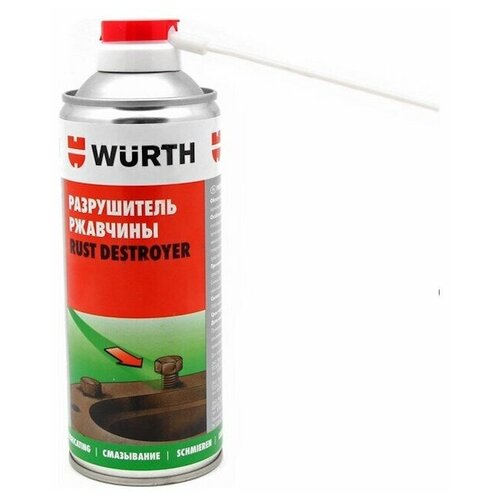 Жидкий Ключ Разрушитель Ржавчины Rust Destroyer 0.400ml WURTH арт. 0890225