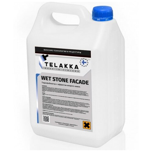 Гидрофобизатор с эффектом мокрого камня TELAKKA GIDROFOB WET STONE FACADE 10л