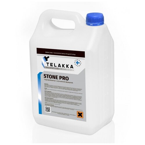 Пропитка (гидрофобизатор) для камня Telakka GIDROFOB STONE PRO 10л