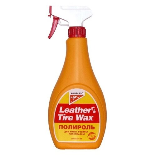 Полироль универсальный (кож.,рез.,пласт.) Leather & Tire Wax lite (без губки), 500мл