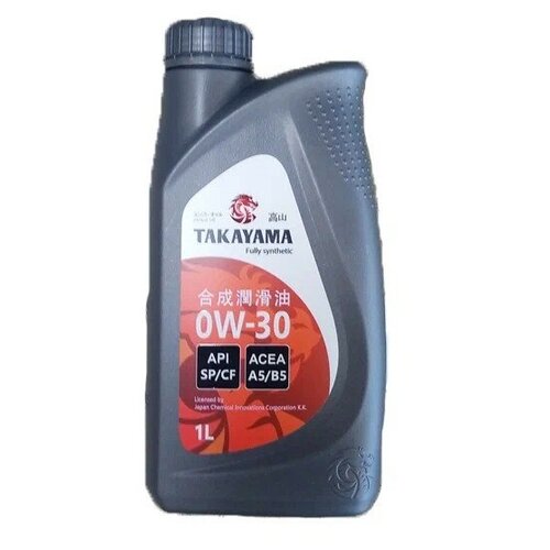 TAKAYAMA SAE 0W-30 API SP/CF, ACEA A5/B5 1 л. пластик, 322785 TAKAYAMA 322785