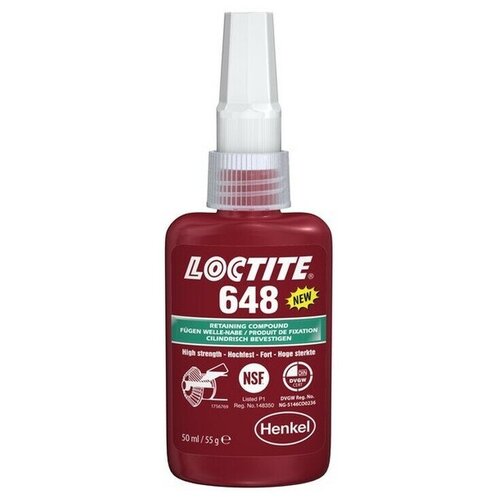 LOCTITE 648 50ML (1804977) Вал-втул. фиксатор высокотемпературный, быстроотверждаемый (Loctite)