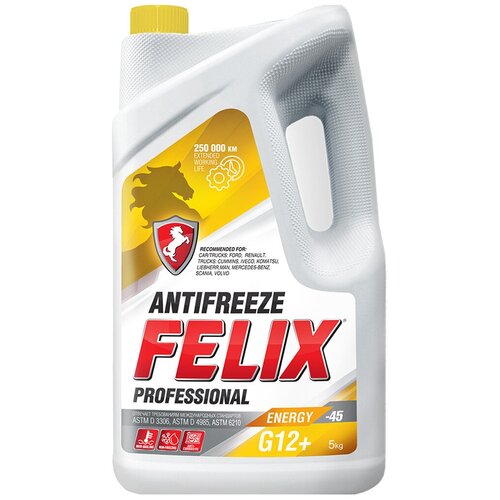 FELIX ENERGY G12+ Антифриз желтый готовый (5L)