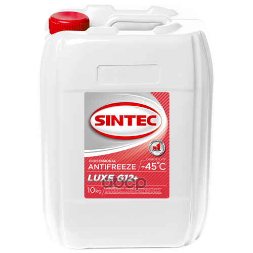 Антифриз Sintec -45 Lux G12+ 10кг Красный SINTEC арт. 613504
