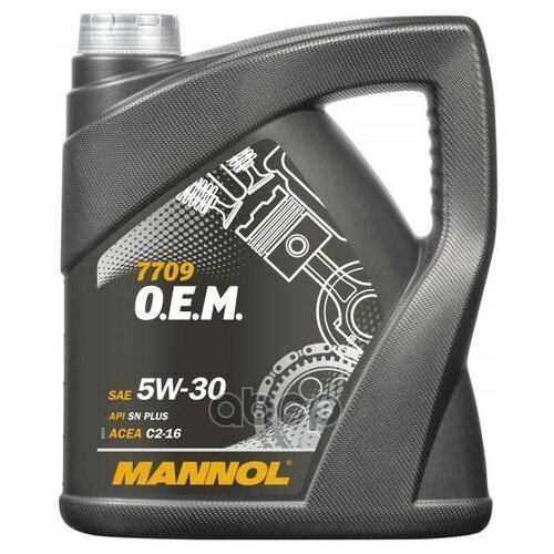 MANNOL 7709-4 Mannol For Toyota Lexus 5w30 Синтетическое Моторное Масло 5w-30 4л