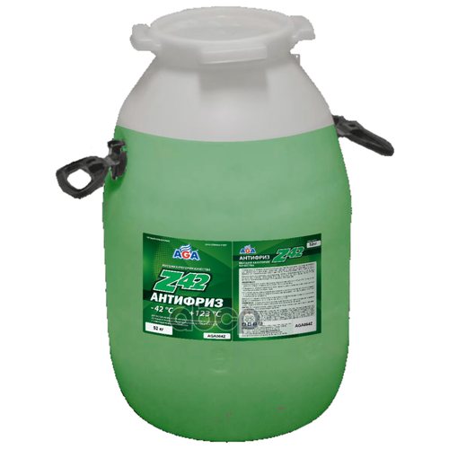 Антифриз готовый к применению зеленый -42с 52 кг Aga antifreeze aga-z42 premix Aga AGA064Z