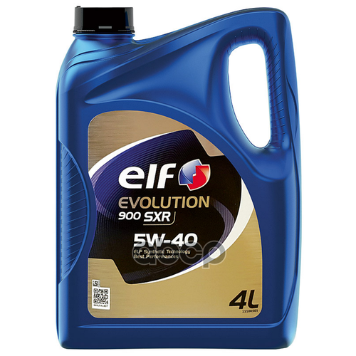 ELF Масло Моторное Синтетическое "Evolution 900 Sxr 5w-40", 4л Замена Номеру 10170501