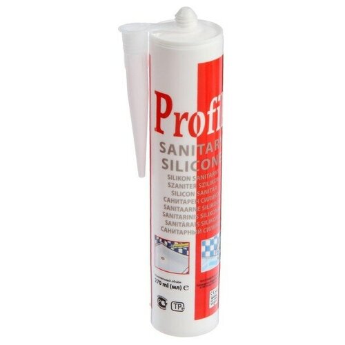 Герметик силиконовый Soudal Profil, санитарный, бесцветный, 270 мл Soudal - 1
