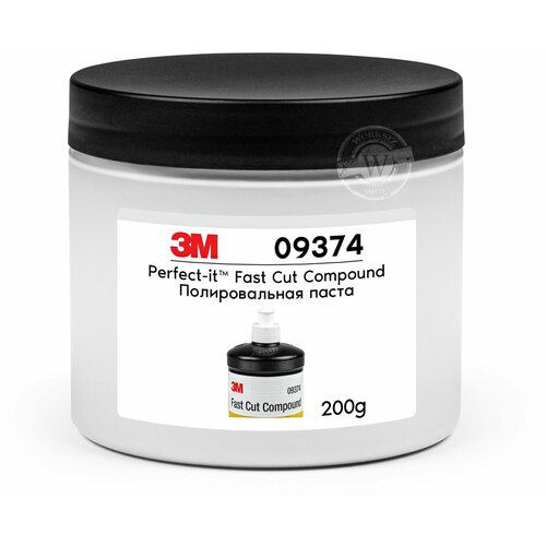 Абразивная полировальная паста / полироль 3М™ 09374 Perfect-it® III Fast Cut, 200 грамм