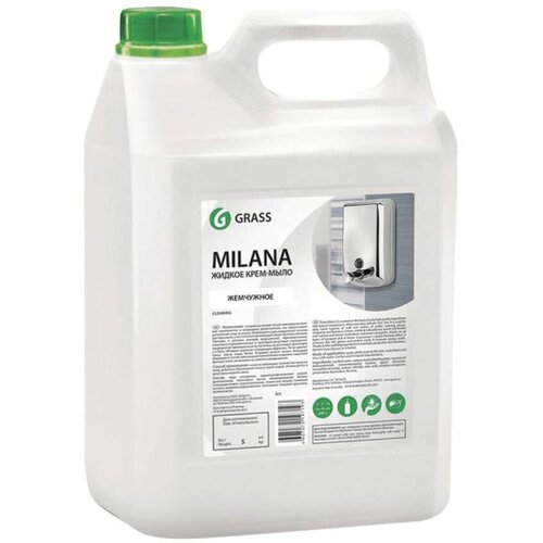 Жидкое крем-мыло "Milana" жемчужное 5л.