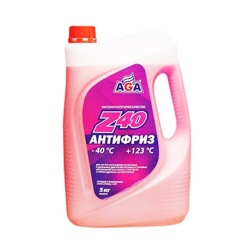 Антифриз AGA Z42 (-40) красный 5 кг