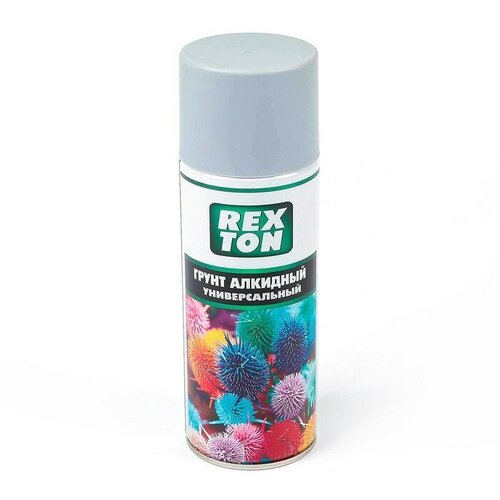 Грунт универсальный REXTON алкидный серый, аэрозоль 520 мл