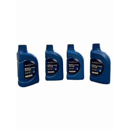 Масло трансмиссионное MOBIS синтетическое для АКПП ATF SP-IV, 1л 4шт 0450000115