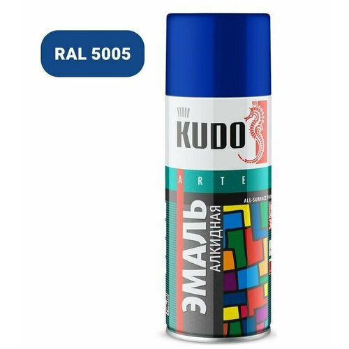 Кудо KU-1011 Эмаль аэроз. универсальная синяя (0,52л)