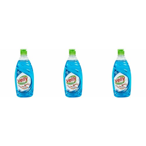GRASS Средство для мытья посуды VELLY, нежные ручки, 1000 мл, 3 уп
