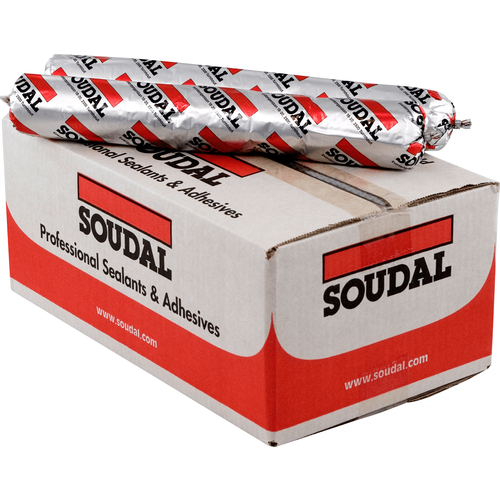 Клей-герметик полиуретановый SOUDAL SOUDAFLEX 40FC сверхсильный серый 600гр 12 шт