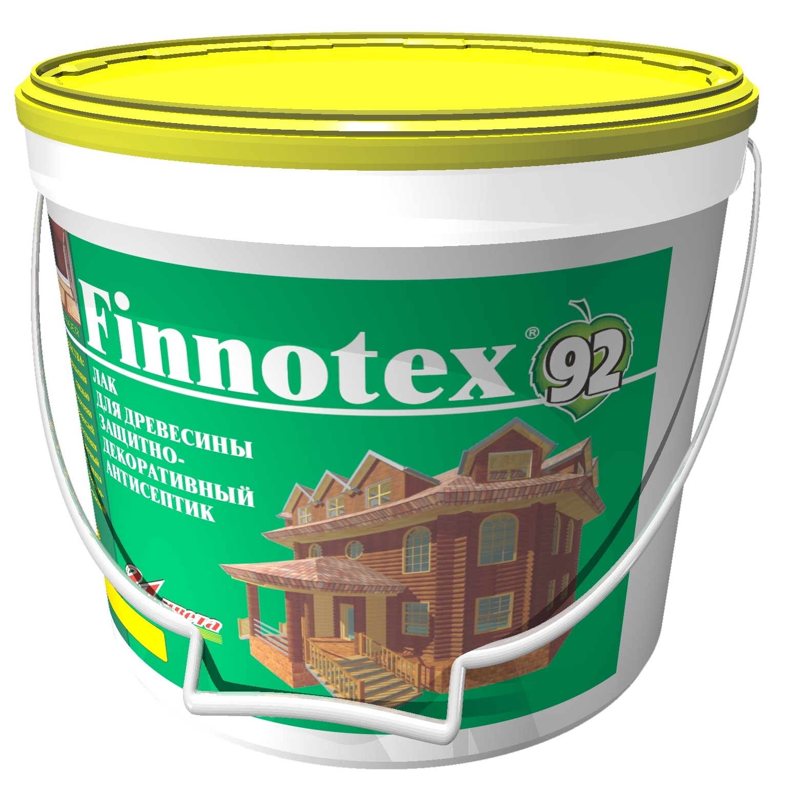 Лак акриловый декоративный полуглянцевый Finlux Святозар-92 "FINNOTEX". Берёза