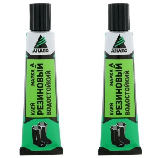 Клей Анлес Резиновый водостойкий, 40 мл, 2 шт