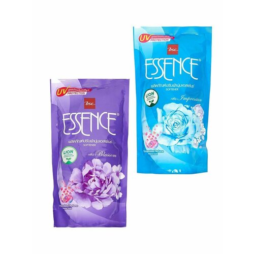 Кондиционер для белья LION Essence с цветочным ароматом Blossom&Impression 0,6 л запаска - 2 шт