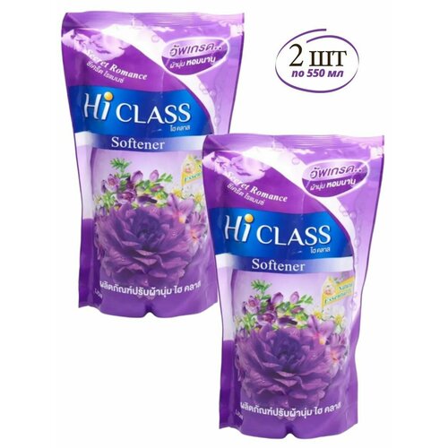 Кондиционер для белья Lion Hi-Class Secret Romance Тайный роман 550 мл мягкая упаковка - 2 шт