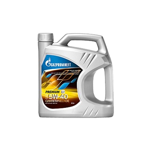 Полусинтетическое моторное масло Газпромнефть Premium 5W-40, 4 л