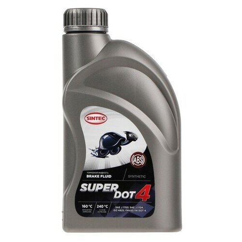 Тормозная жидкость Sintec Super Dot-4, 910 г