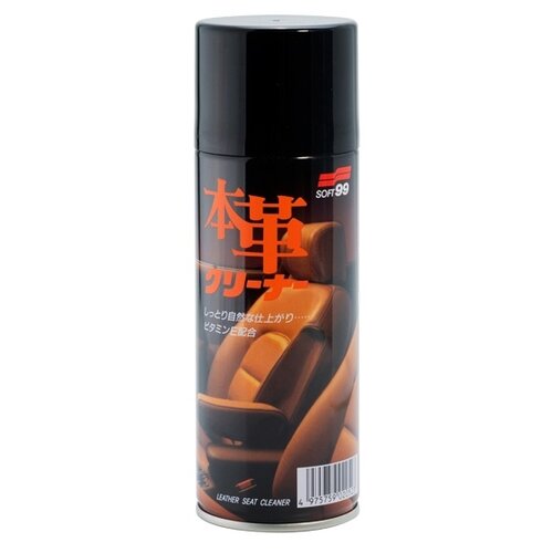 Soft99 Очиститель кожи для салона автомобиля Leather Cleaner, 0.3 л