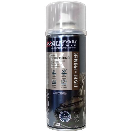 AUTON, Грунт эпоксидный, серый, баллон аэрозоль, 520 мл