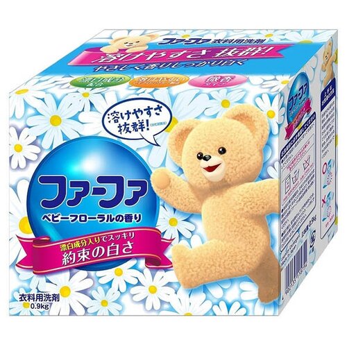 Fafa стиральный порошок для детского белья, с кондиционером, цветочный аромат, 900 гр