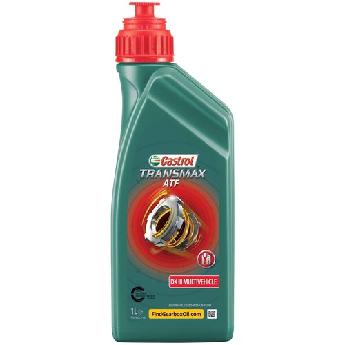 CASTROL 15D676 Масло трансмиссионное для АКПП TRANSMAX ATF DX III MULTIVEHICLE, 1Л