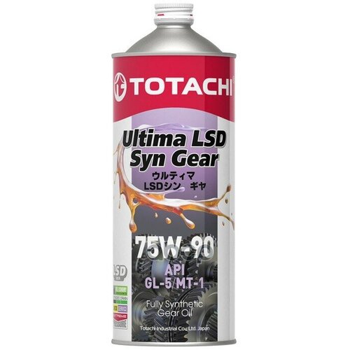 Масло Трансмиссионное Totachi Ultima Lsd Syn-Gear 75W-90 Синтетическое 1 Л 4589904931512 TOTACHI арт. G3301