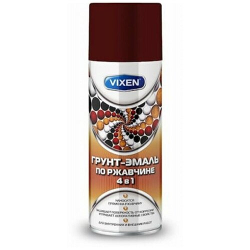 Грунт-эмаль VIXEN по ржавчине 4 в 1 винно-красный RAL 3005