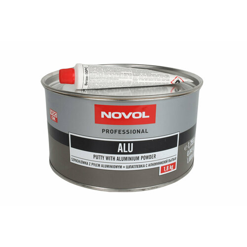 Шпатлевка с алюминиевым наполнителем ALU 1.8кг NOVOL 1165