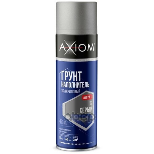 Грунт Напонитель 1К Акриловый Серый 650 Мл Axiom A9677-1 AXIOM арт. A9677-1