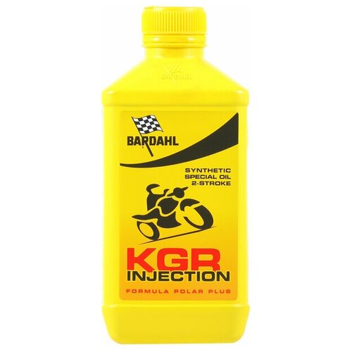 Масло моторное для мото техники BARDAHL KGR INJECTION 2T 1 л.