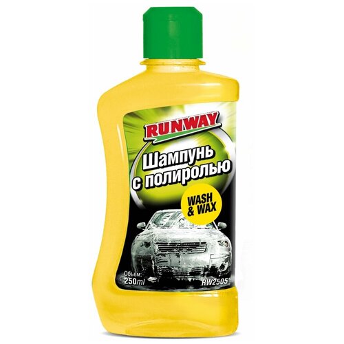 Шампунь с полиролью 250мл RUNWAY