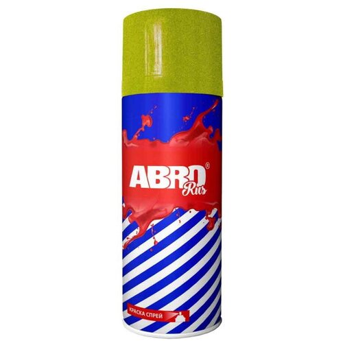 Abro Краска-спрей Rus 100 серебряная металлик 473 мл , шт Spom-100-r .