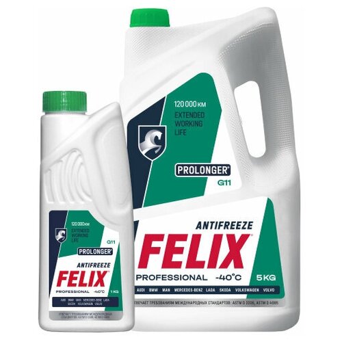 Комплект антифризов Felix Prolonger G-11 Тосол-Синтез 5л+1л